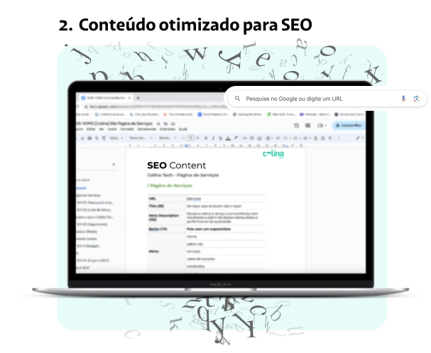 2. Conteúdo otimizado para SEO