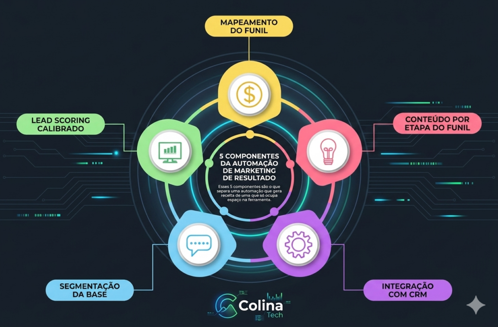 Os 5 Componentes De Uma Automação De Marketing Que Gera Resultado: Funil, Lead Scoring, Segmentação, Conteúdo E Crm