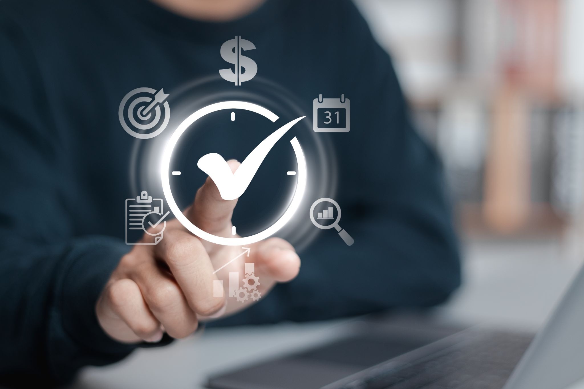 Imagem De Capa Do Artigo Sobre Como Aumentar O Ltv Do Cliente Com Crm E Automação De Marketing, Mostrando Interface Digital Com Dados De Relacionamento E Retenção De Clientes.