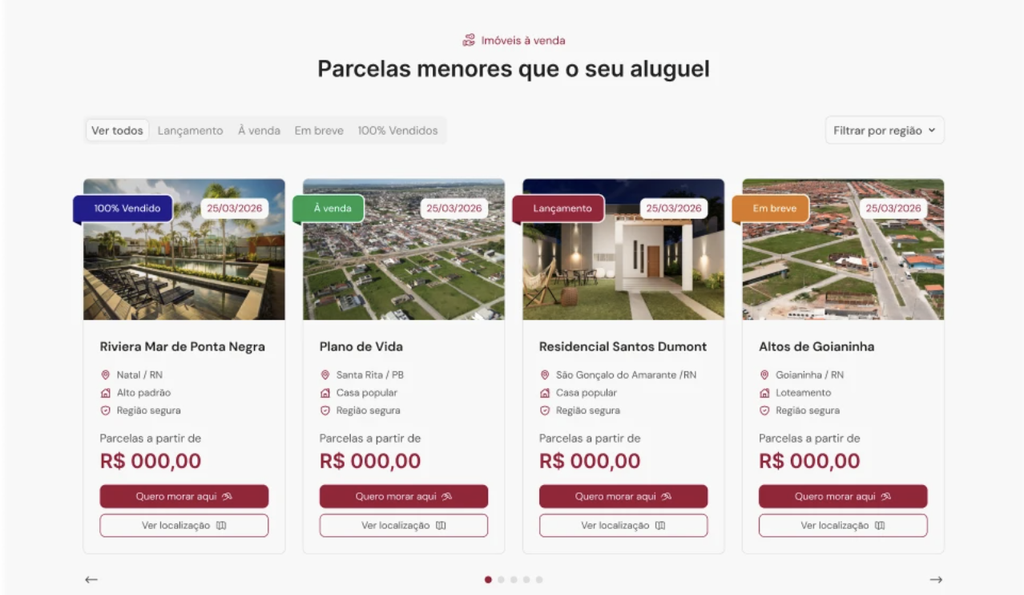 Case Plano Urbanismo: Criação De Site Para Construtora Do Minha Casa Minha Vida 4 | Colina Tech | Inbound Marketing Print Do Site